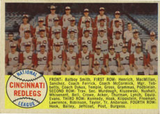 Cincinnati Reds baseball card