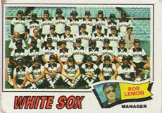 Chicago White Sox baseball card